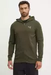 Худи спортивное мужское зелёное Puma Better Essentials