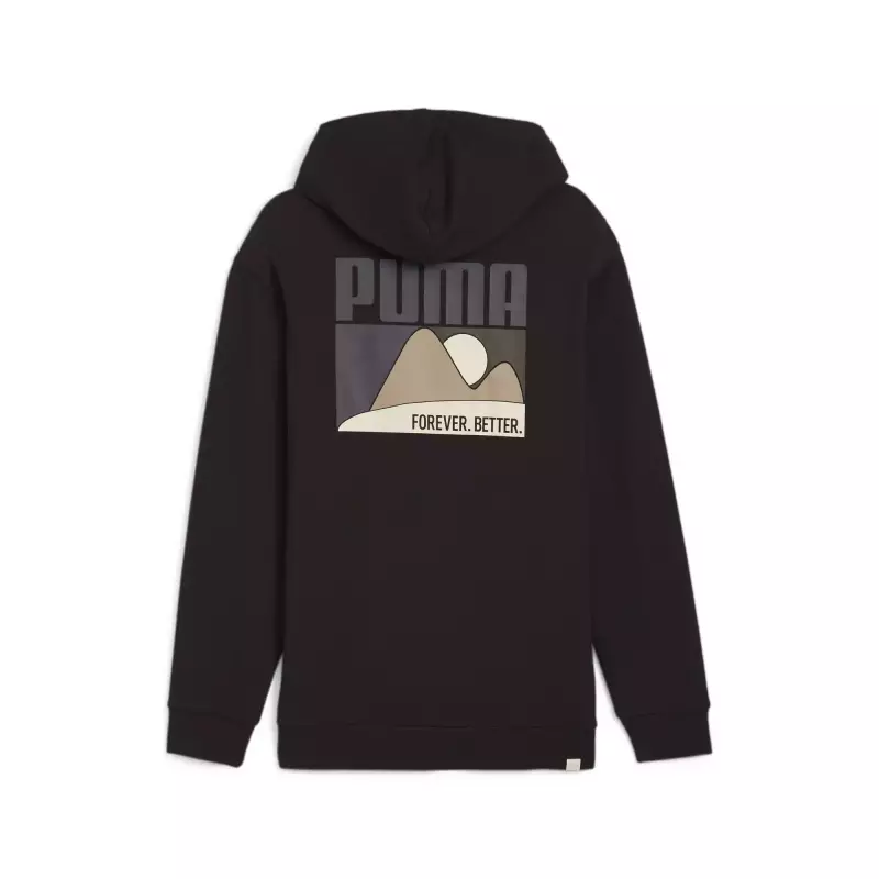 Худи спортивное мужское чёрное Puma Better Sportswear