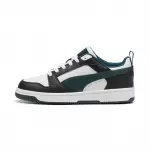 Кроссовки детские тёмно-зеленые Puma Basketball JS V6