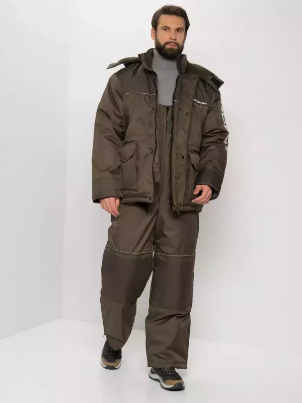 Костюм зимний мужской хаки Huntsman Полюс