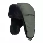 Шапка-ушанка с маской хаки Huntsman
