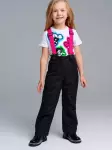 Брюки зимние для девочек черные Lassie Demi