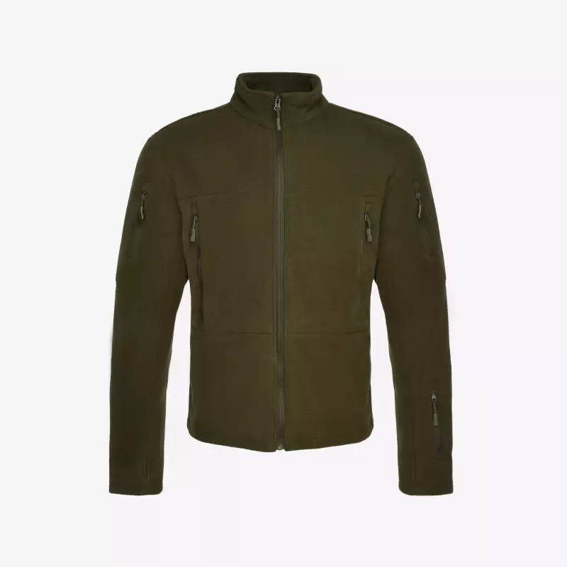 Кофта флисовая для охоты мужская зелёная ADS 500