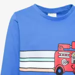 Лонгслив для детей синий ADS LS 500 Fire truck