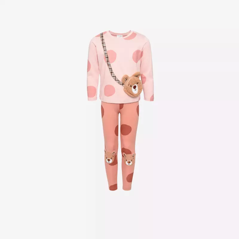 Комплект лонгслив+легинсы для девочек ADS Set 300 Little Bear