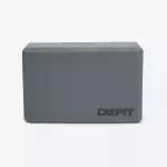 Блок для йоги серый Defit 100