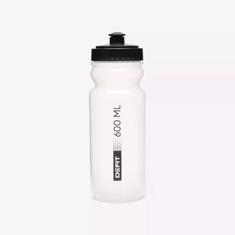 Бутылка для воды 0,6л черная DeFit 100
